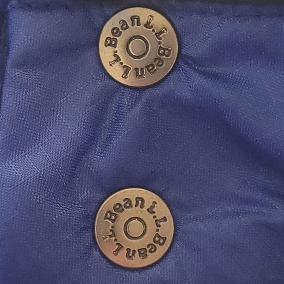 L.L. Bean Blue Windbreaker Jacket - Picture 5 of 7